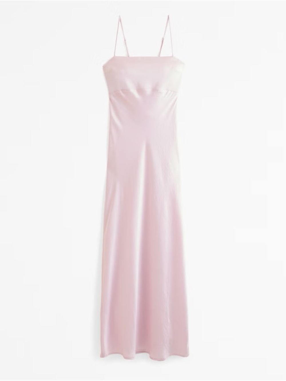 Abercrombie & Fitch Julia Cowl Back Bow Dress / Light Pink Slip